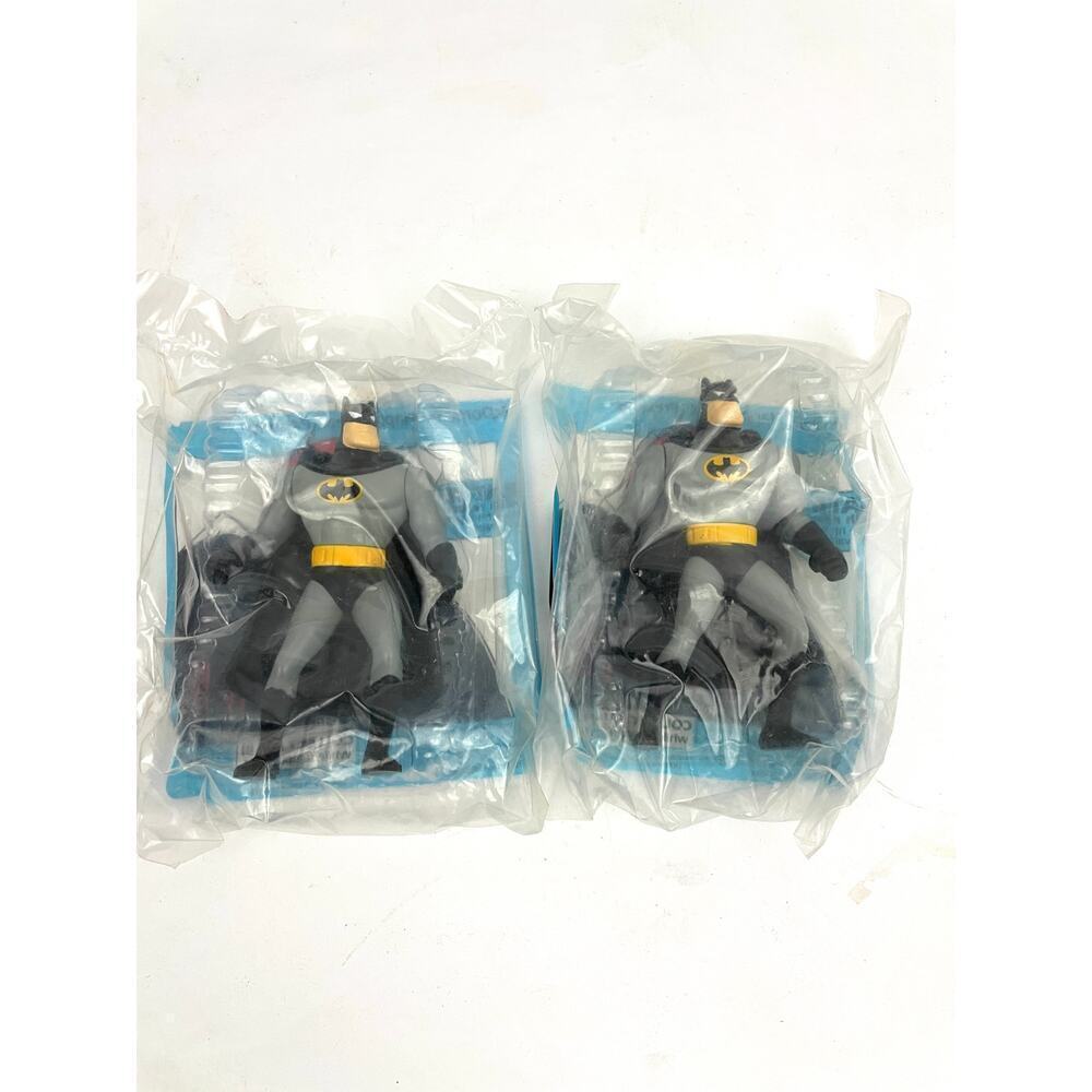 2x VTG McDonalds Batman Animated‎ Series New Package Toy 1993 Happy Meal Sealed
